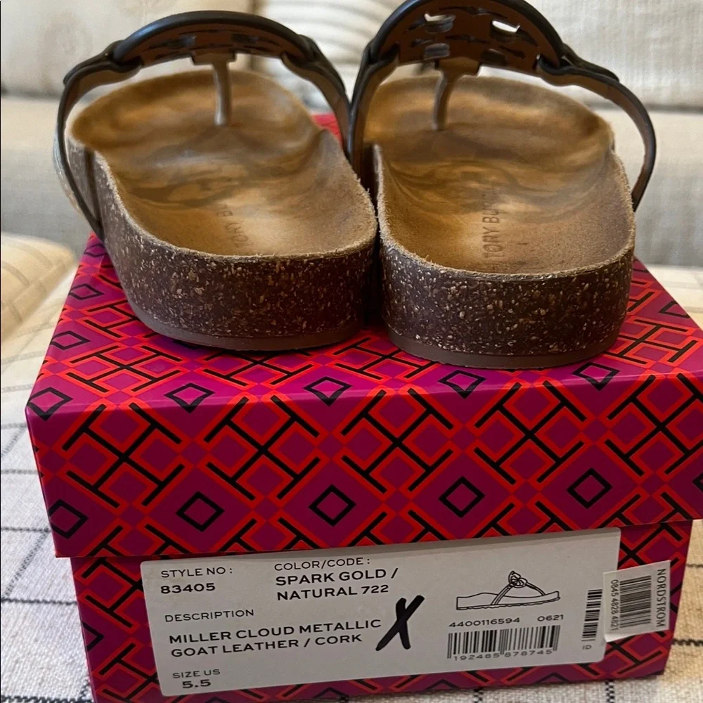 Tory Burch Miller Cloud, gold, 5.5 - Picture 4 of 5